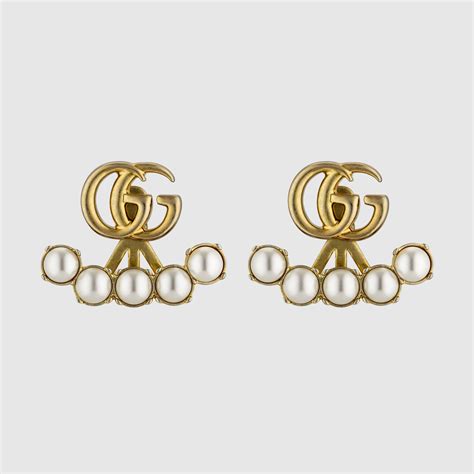 gucci accesosies to ear|gucci hanging earrings.